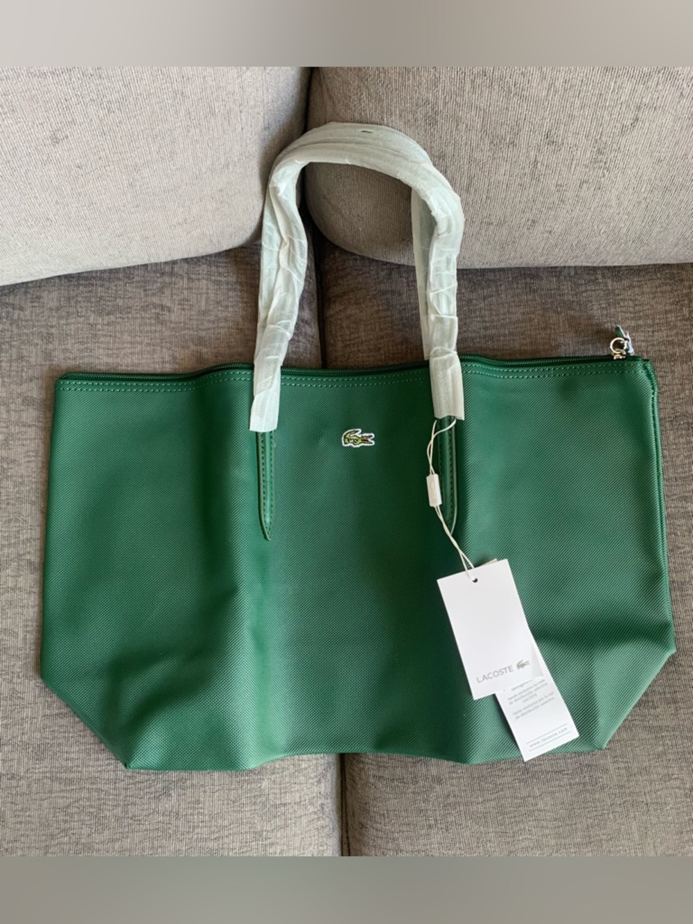 Lacoste L.12.12 Concept Tote handbag green NWT